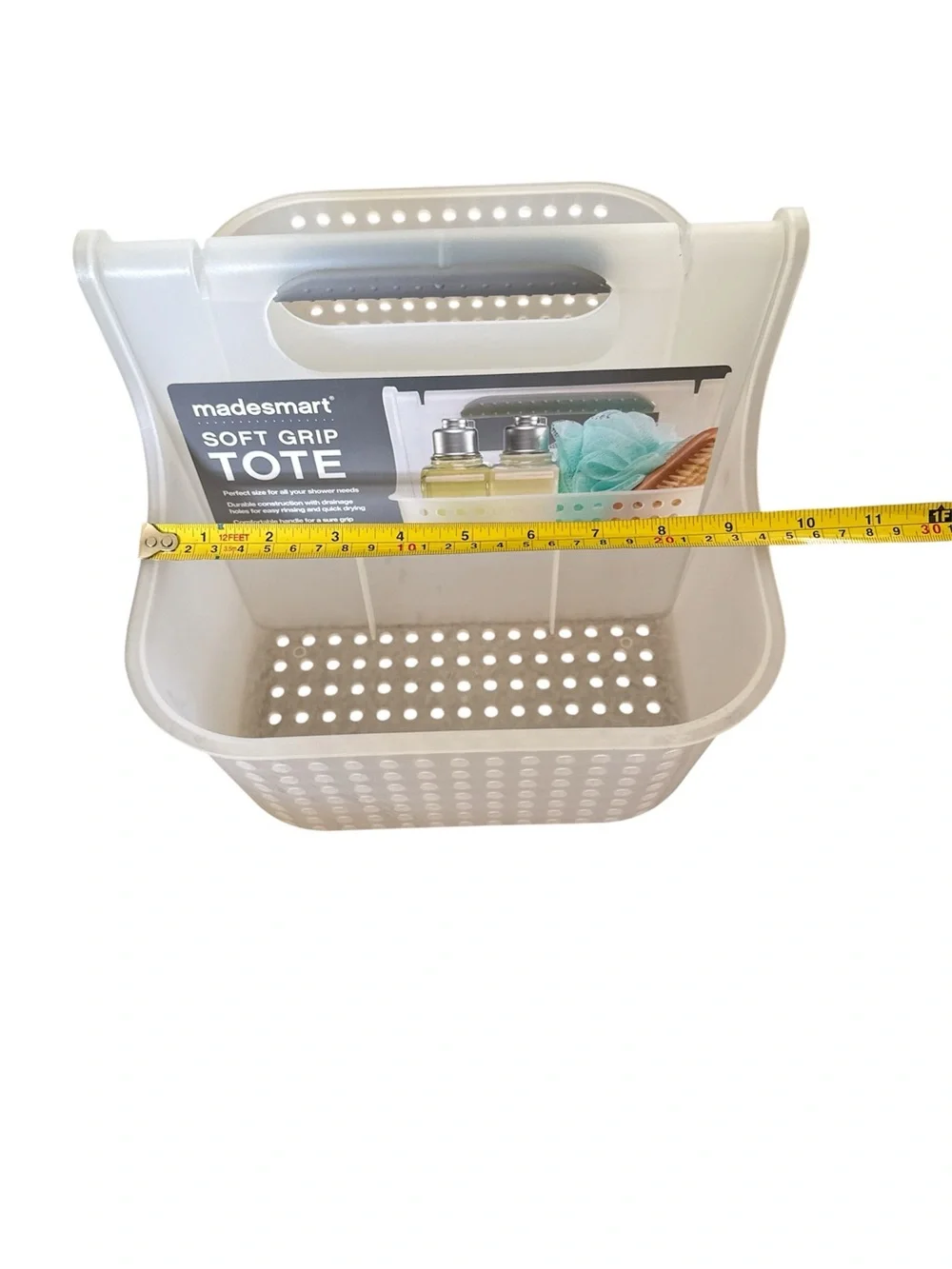 madesmart Soft Grip Tote shower caddy